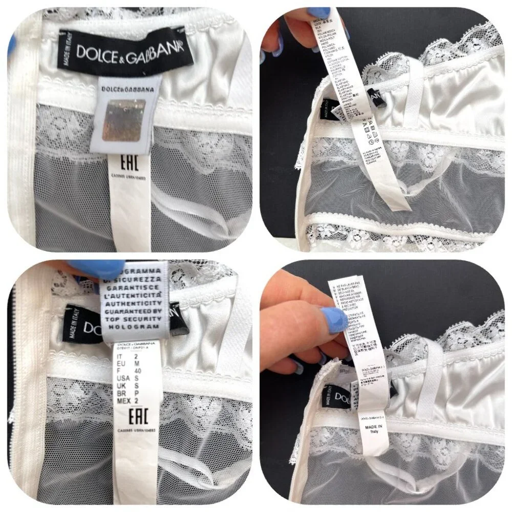 NEW IN Box Dolce & Gabbana Silk blend Lace Bustier Top $945 - Picture 9 of 13